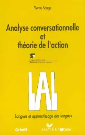 Couverture du produit · Analyse conversationnelle et théorie de l'action