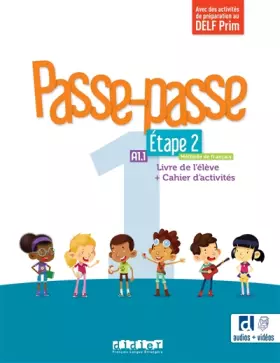 Couverture du produit · Passe-passe 1 - Niv. A1.1 - Étape 2 - Livre + Cahier + didierfle.app