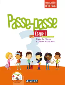 Couverture du produit · Passe-passe 3 - Étape 1 - Livre + Cahier + CD mp3