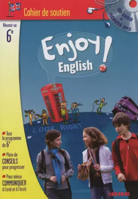 Couverture du produit · Enjoy English! 6e: Cahier de soutien