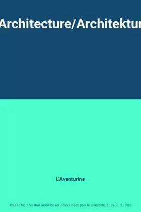 Couverture du produit · Architecture/Architektur