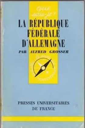 Couverture du produit · LA REPUBLIQUE FEDERALE D'ALLEMAGNE.