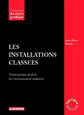 Couverture du produit · Les installations classées