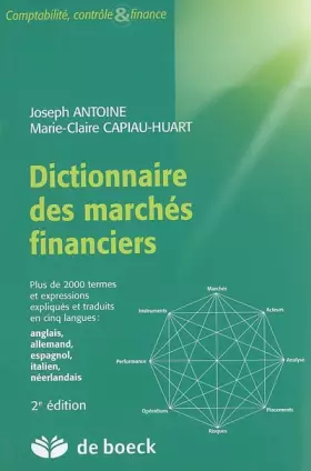 Couverture du produit · Dictionnaire des marchés financiers