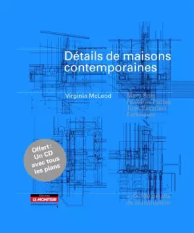 Couverture du produit · Détails de maisons contemporaines: Murs - Sols - Fenêtres - Portes - Toits - Escaliers - Extérieurs