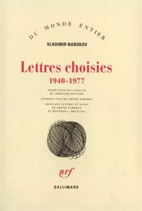 Couverture du produit · Lettres choisies, 1940-1977