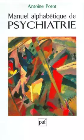 Couverture du produit · manuel alphabétique de psychiatrie