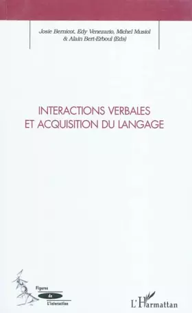 Couverture du produit · Interactions verbales et acquisition du langage