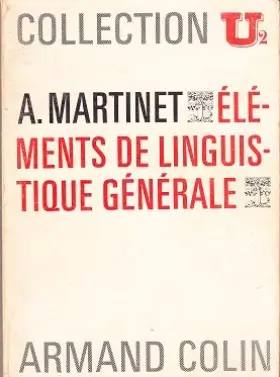Couverture du produit · Eléments de linguistique générale