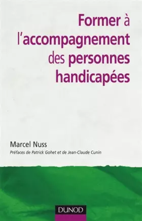 Couverture du produit · Former à l'accompagnement des personnes handicapées