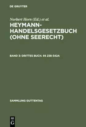 Couverture du produit · Handelsgesetzbuch. 2. Aufl. Band 3. §§238-342a