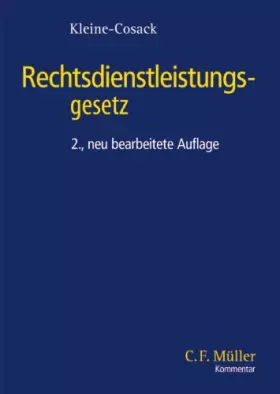 Couverture du produit · Rechtsdienstleistungsgesetz