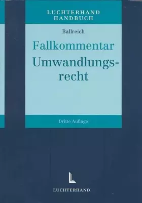 Couverture du produit · Fallkommentar zum Umwandlungsrecht
