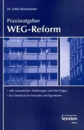 Couverture du produit · Praxisratgeber WEG Reform