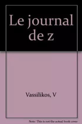 Couverture du produit · Le Journal de Z