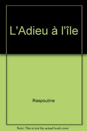 Couverture du produit · ADIEU A L ILE