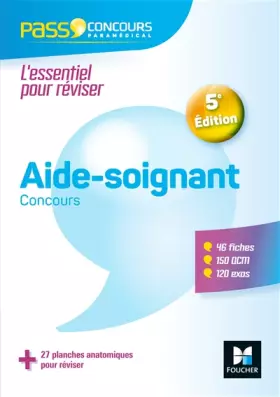 Couverture du produit · Pass'Concours Aide-soignant - AS - Entrée en IFAS - 5e édition - Révision et entrainement