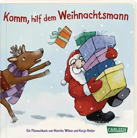 Couverture du produit · Komm, hilf dem Weihnachtsmann: Ein weihnachtliches Mitmachbuch ab 2 Jahren