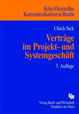 Couverture du produit · Verträge im Projekt- und Systemgeschäft - Ein Praxisleitfaden