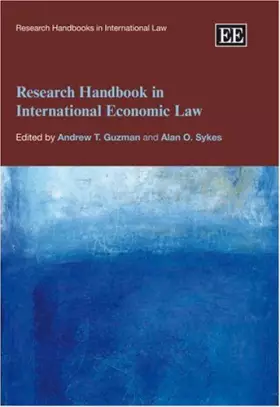 Couverture du produit · Research Handbook in International Economic Law (Research Handbooks in International Law series)