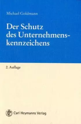 Couverture du produit · Der Schutz des Unternehmenskennzeichens