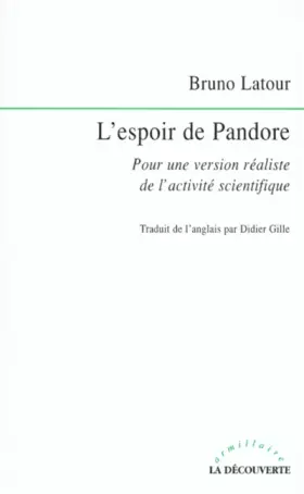 Couverture du produit · L'espoir de Pandore