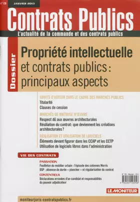 Couverture du produit · ACCP N° 128 JANVIER 2013