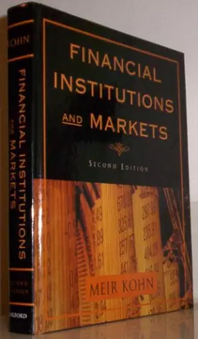 Couverture du produit · Financial Institutions and Markets