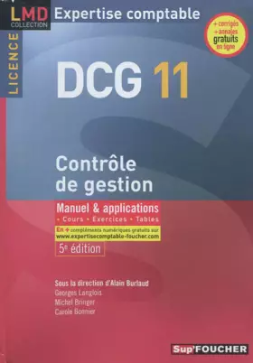 Couverture du produit · DCG 11 Contrôle de gestion 5e édition