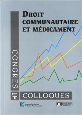 Couverture du produit · Droit communautaire et médicament