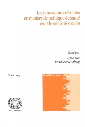 Couverture du produit · Les innovations récentes en matière de politique de santé dans la sécurité sociale