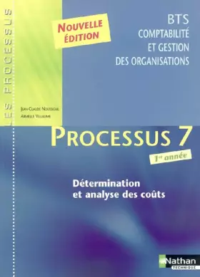 Couverture du produit · Processus 7, Détermination et analyse des coûts : BTS CGO 1re année