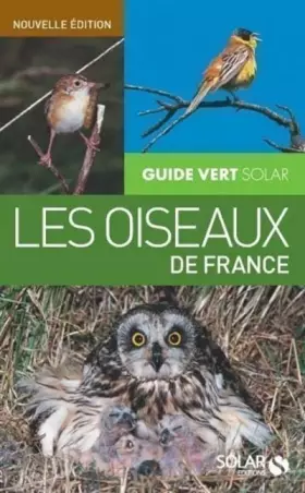 Couverture du produit · Guide vert des oiseaux de France NE