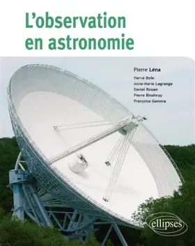Couverture du produit · L'observation en astronomie
