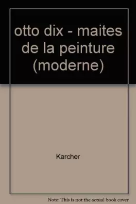 Couverture du produit · Otto Dix