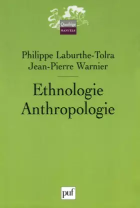 Couverture du produit · Ethnologie - Anthropologie