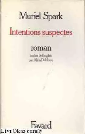 Couverture du produit · Intentions suspectes