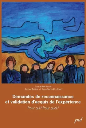 Couverture du produit · Demandes de reconnaissance et validation d acquis de l expérience: Pour qui ? Pour quoi ?