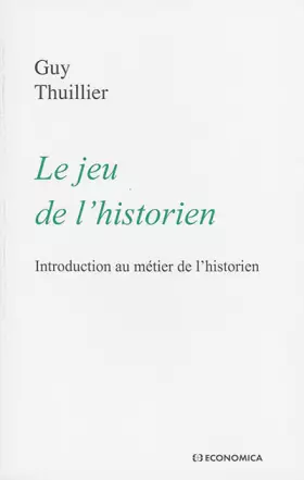 Couverture du produit · Jeu de l'Historien (le)