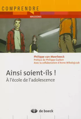 Couverture du produit · Ainsi soient-ils à l'école de l'adolescence