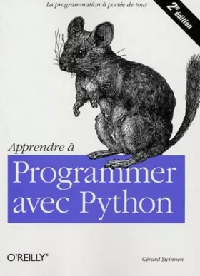 Couverture du produit · Apprendre à programmer avec Python