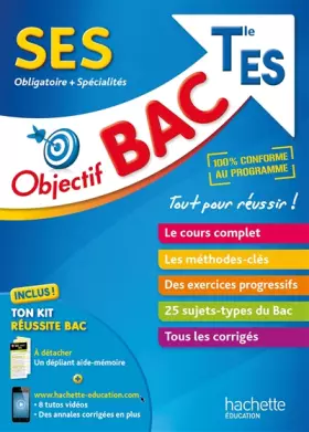 Couverture du produit · Objectif Bac - SES Term ES