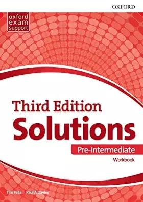 Couverture du produit · Solutions 3rd Edition Pre-Intermediate. Workbook