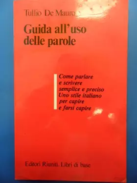 Couverture du produit · Guida all'uso delle parole