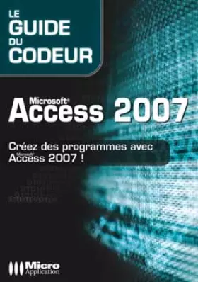 Couverture du produit · Access 2007