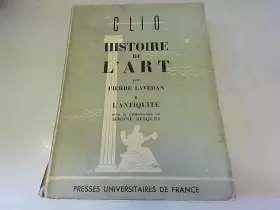 Couverture du produit · Histoire de l'art tome 1 : l'antiquité