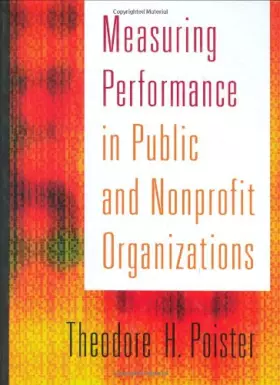 Couverture du produit · Measuring Performance in Public and Nonprofit Organizations