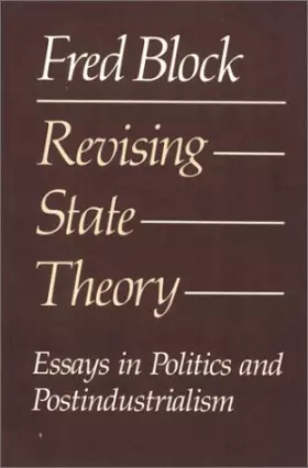 Couverture du produit · Revising state theory: Essays in politics and postindustrialism