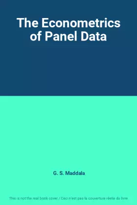Couverture du produit · The Econometrics of Panel Data