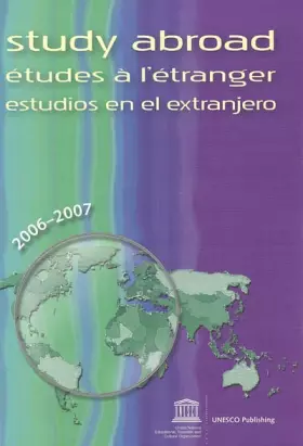 Couverture du produit · Study abroad. Etudes à l'étranger. Estudios en el extranjero 2006-2007
